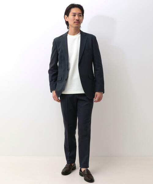 NOLLEY'S LIGHT(ノーリーズライト)の「《ビジカジ/セットアップ対応》ソフトサーモジャケット(テーラードジャケット・メンズ・ブラウン系その他/グレー/ネイビー・S/M/L/XL)」の15枚目の写真