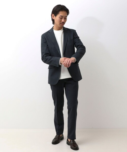 NOLLEY'S LIGHT(ノーリーズライト)の「《ビジカジ/セットアップ対応》ソフトサーモジャケット(テーラードジャケット・メンズ・ブラウン系その他/グレー/ネイビー・S/M/L/XL)」の16枚目の写真