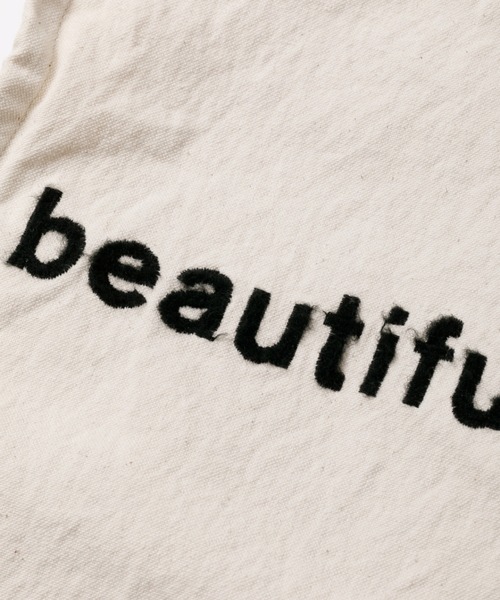 beautiful people（ビューティフルピープル）の「brushed logo        tote bag（トートバッグ・レディース・グリーン/グレー/ナチュラル/ネイビー/オレンジ・FREE）」の7枚目の写真