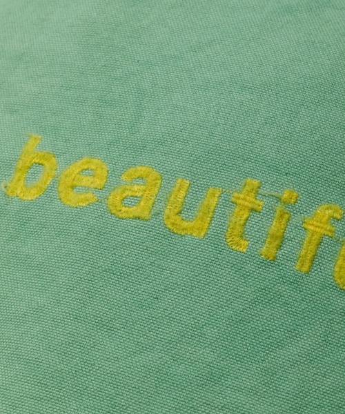 beautiful people（ビューティフルピープル）の「brushed logo        tote bag（トートバッグ・レディース・グリーン/グレー/ナチュラル/ネイビー/オレンジ・FREE）」の9枚目の写真