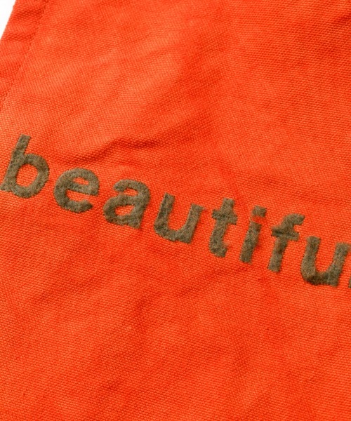 beautiful people（ビューティフルピープル）の「brushed logo        tote bag（トートバッグ・レディース・グリーン/グレー/ナチュラル/ネイビー/オレンジ・FREE）」の12枚目の写真
