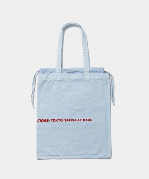 beautiful people（ビューティフルピープル）の「brushed logo        tote bag（トートバッグ・レディース・グリーン/グレー/ナチュラル/ネイビー/オレンジ・FREE）」の20枚目の写真