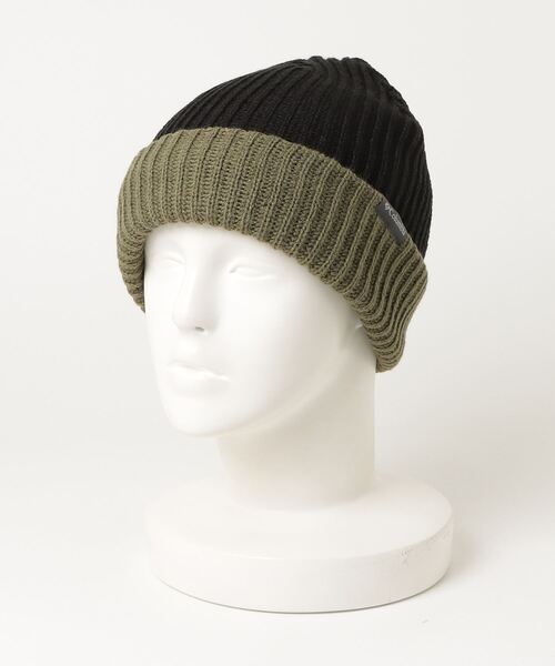 Columbia(コロンビア)の「コロンビア スプリットレンジニットキャップ(ニットキャップ/ビーニー・メンズ・グレー/ブラック×グリーン・フリ-)」の2枚目の写真