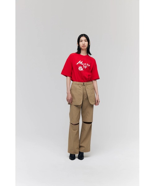 FELICITY（フェリシティ）の「Merry T-Shirt（Tシャツ/カットソー・レディース・グレー/レッド/ホワイト/チャコール・2）」の15枚目の写真