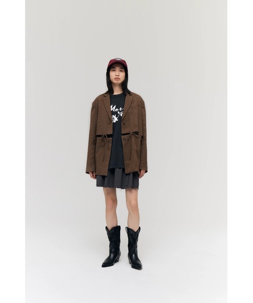 FELICITY（フェリシティ）の「Merry T-Shirt（Tシャツ/カットソー・レディース・グレー/レッド/ホワイト/チャコール・2）」の13枚目の写真