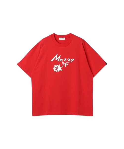 FELICITY（フェリシティ）の「Merry T-Shirt（Tシャツ/カットソー・レディース・グレー/レッド/ホワイト/チャコール・2）」の7枚目の写真