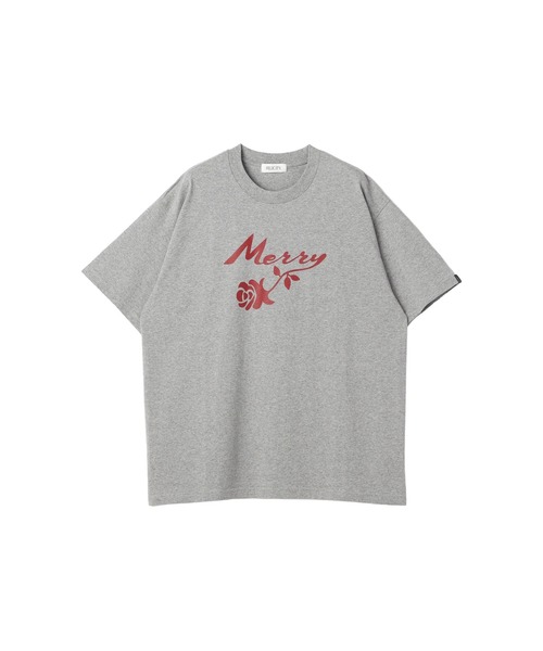 FELICITY（フェリシティ）の「Merry T-Shirt（Tシャツ/カットソー・レディース・グレー/レッド/ホワイト/チャコール・2）」の6枚目の写真