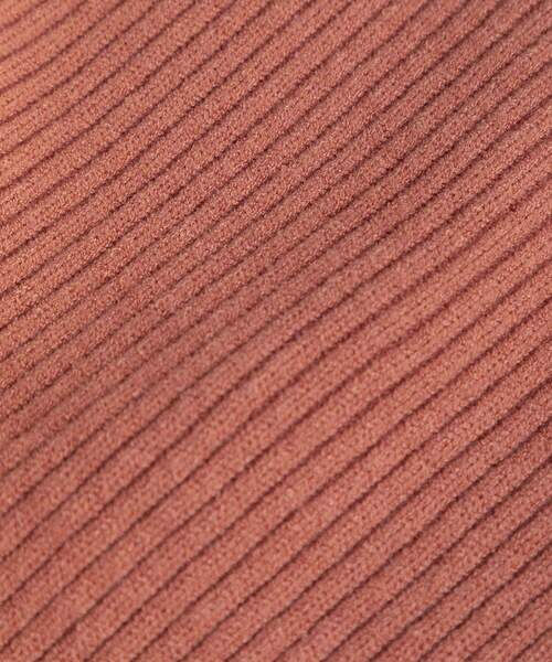 Petit fleur(プチフルール)の「・Petit Fleur ボトルネックリブニット(ニット/セーター・レディース・ブラック/オフホワイト/チャコールグレー/ブルー/ピンク/ライトグレー・FREE)」の16枚目の写真