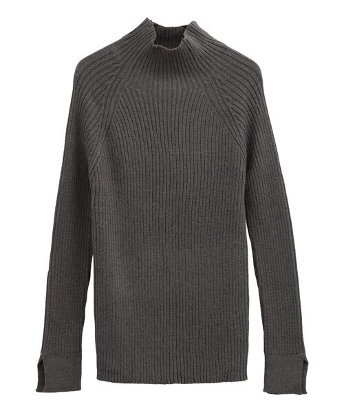 Petit fleur(プチフルール)の「・Petit Fleur ボトルネックリブニット(ニット/セーター・レディース・ブラック/オフホワイト/チャコールグレー/ブルー/ピンク/ライトグレー・FREE)」の8枚目の写真