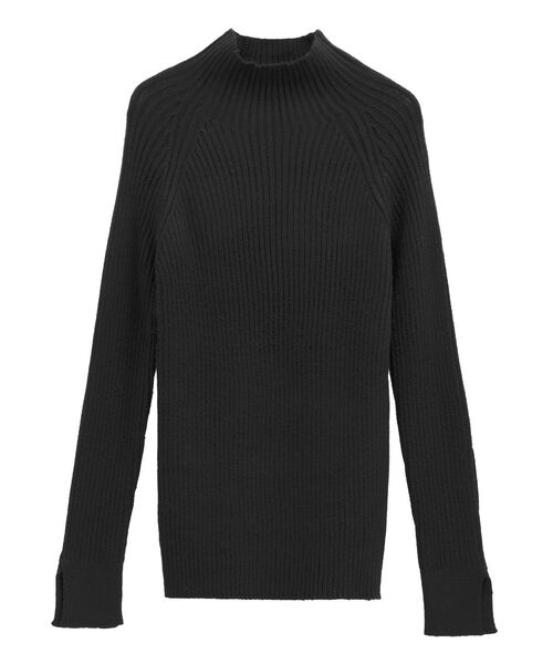 Petit fleur(プチフルール)の「・Petit Fleur ボトルネックリブニット(ニット/セーター・レディース・ブラック/オフホワイト/チャコールグレー/ブルー/ピンク/ライトグレー・FREE)」の9枚目の写真