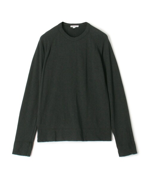 JAMES PERSE(ジェームスパース)の「ヴィンテージフレンチテリースウェット ロングスリーブカットソー MXA3278(Tシャツ/カットソー・メンズ・カーキ・1)」の1枚目の写真