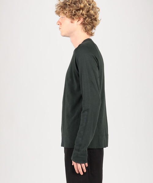 JAMES PERSE(ジェームスパース)の「ヴィンテージフレンチテリースウェット ロングスリーブカットソー MXA3278(Tシャツ/カットソー・メンズ・カーキ・1)」の4枚目の写真