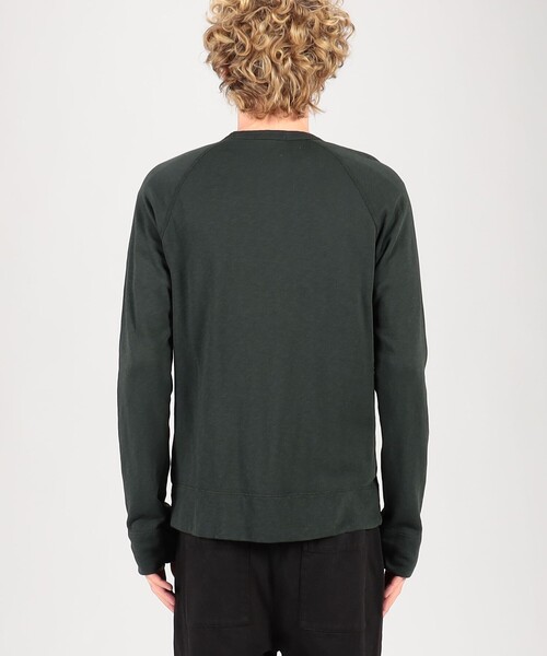 JAMES PERSE(ジェームスパース)の「ヴィンテージフレンチテリースウェット ロングスリーブカットソー MXA3278(Tシャツ/カットソー・メンズ・カーキ・1)」の5枚目の写真
