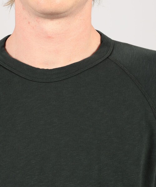 JAMES PERSE(ジェームスパース)の「ヴィンテージフレンチテリースウェット ロングスリーブカットソー MXA3278(Tシャツ/カットソー・メンズ・カーキ・1)」の6枚目の写真