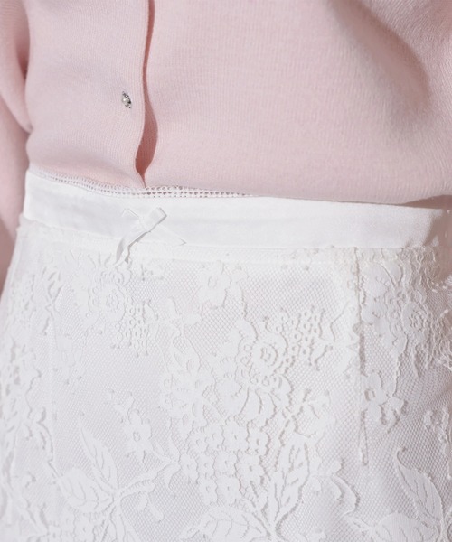 Rirandture（リランドチュール）の「レースタイトスカート（スカート・レディース・ホワイト・0/1/2）」の4枚目の写真
