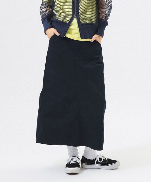 BEAMS BOY（ビームスボーイ）の「ダブルニー タイト スカート（スカート・レディース・ダークグリーン/ネイビー・0/1/2）」の21枚目の写真