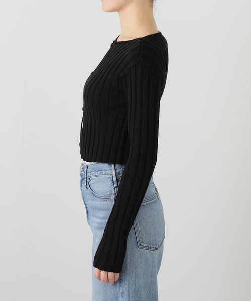BASERANGE（ベースレンジ）の「Baserange/ベースレンジ MACAU カーディガン PUMACOC-AU25（カーディガン/ボレロ・レディース・ブラック・FREE）」の8枚目の写真