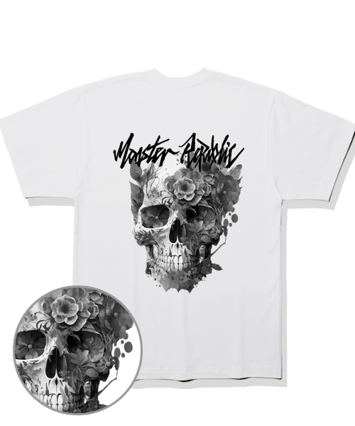 MONSTER REPUBLIC(モンスターリパブリック)の「メイビスカル アッシュグレーTシャツ ホワイト(Tシャツ/カットソー・レディース・その他・LARGE/MEDIUM/SMALL/X-LARGE)」の3枚目の写真