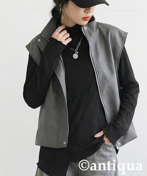 antiqua(アンティカ)の「メロウデザイン カットソー(Tシャツ/カットソー・レディース・グリーン系その他/ブラック系その他/ホワイト系その他/ライム/ブラック/ホワイト・ONESIZE)」の21枚目の写真
