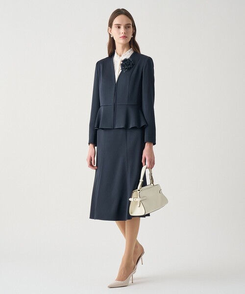 ANAYI（アナイ）の「【Eternal Line 2026】ジョーゼットレースコンビ ブラウス（シャツ/ブラウス・レディース・アイボリー/ネイビー/ピンク・36/38）」の7枚目の写真