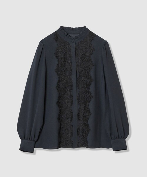 ANAYI（アナイ）の「【Eternal Line 2026】ジョーゼットレースコンビ ブラウス（シャツ/ブラウス・レディース・アイボリー/ネイビー/ピンク・36/38）」の21枚目の写真