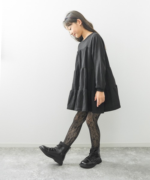 SOROTTO(ソロット)の「レースアップのアンクル丈ショートブーツ(ブーツ・キッズ・ブラック・18.0cm/19.0cm/20.0cm/21.0cm/22.0cm)」の6枚目の写真