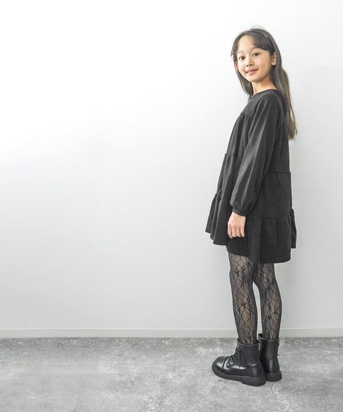 SOROTTO(ソロット)の「レースアップのアンクル丈ショートブーツ(ブーツ・キッズ・ブラック・18.0cm/19.0cm/20.0cm/21.0cm/22.0cm)」の8枚目の写真