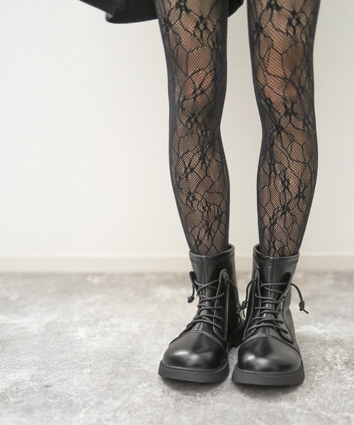 SOROTTO(ソロット)の「レースアップのアンクル丈ショートブーツ(ブーツ・キッズ・ブラック・18.0cm/19.0cm/20.0cm/21.0cm/22.0cm)」の9枚目の写真
