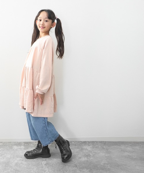 SOROTTO(ソロット)の「レースアップのアンクル丈ショートブーツ(ブーツ・キッズ・ブラック・18.0cm/19.0cm/20.0cm/21.0cm/22.0cm)」の2枚目の写真