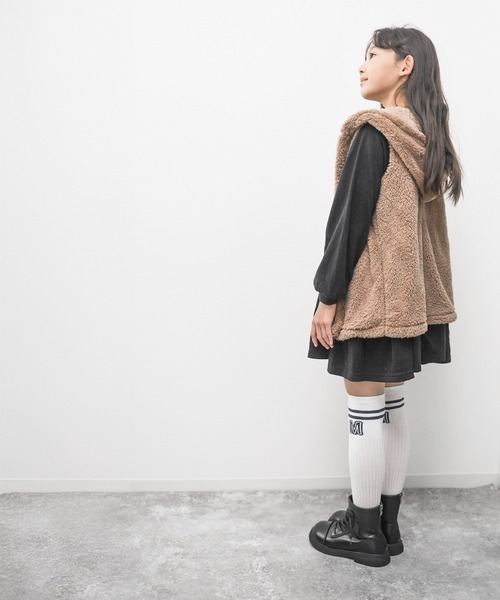 SOROTTO(ソロット)の「レースアップのアンクル丈ショートブーツ(ブーツ・キッズ・ブラック・18.0cm/19.0cm/20.0cm/21.0cm/22.0cm)」の12枚目の写真