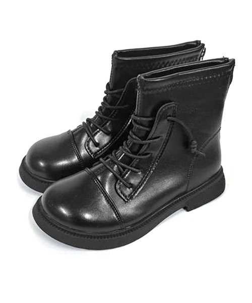 SOROTTO(ソロット)の「レースアップのアンクル丈ショートブーツ(ブーツ・キッズ・ブラック・18.0cm/19.0cm/20.0cm/21.0cm/22.0cm)」の14枚目の写真