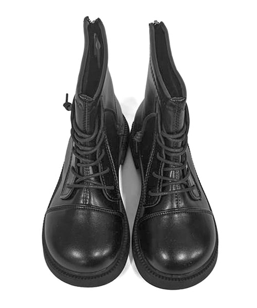 SOROTTO(ソロット)の「レースアップのアンクル丈ショートブーツ(ブーツ・キッズ・ブラック・18.0cm/19.0cm/20.0cm/21.0cm/22.0cm)」の16枚目の写真