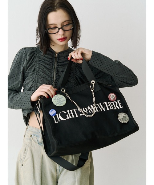 jouetie（ジュエティ）の「缶バッチSET（バッジ・レディース・ブラック/グリーン・FREE）」の3枚目の写真