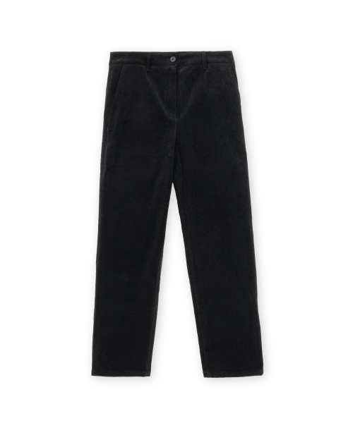 BROWNYARD(ブラウンヤード)の「W コーデュロイパンツ、ブラック(その他パンツ・レディース・その他・1/2)」の1枚目の写真