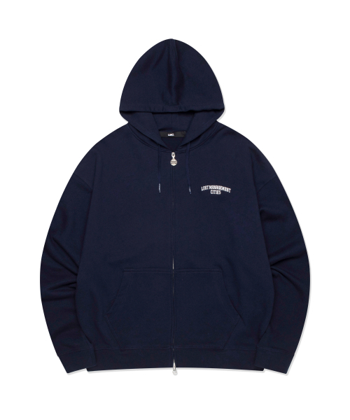 LMCの「ARCH FN ZIP-UP HOODIE navy(パーカー・レディース・その他・LARGE/MEDIUM)」の1枚目の写真