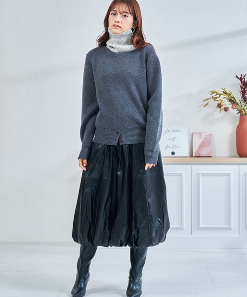 MISCH MASCH(ミッシュマッシュ)の「ZOZO限定 バルーンスカート(スカート・レディース・ブラック・フリ-)」の9枚目の写真