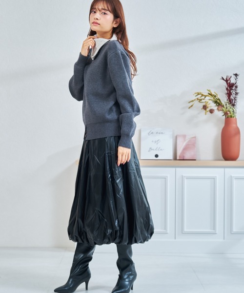 MISCH MASCH(ミッシュマッシュ)の「ZOZO限定 バルーンスカート(スカート・レディース・ブラック・フリ-)」の11枚目の写真