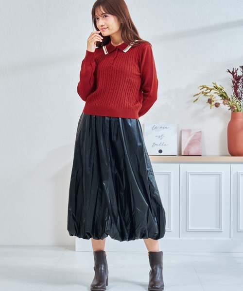 MISCH MASCH(ミッシュマッシュ)の「ZOZO限定 バルーンスカート(スカート・レディース・ブラック・フリ-)」の12枚目の写真