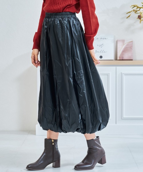 MISCH MASCH(ミッシュマッシュ)の「ZOZO限定 バルーンスカート(スカート・レディース・ブラック・フリ-)」の4枚目の写真