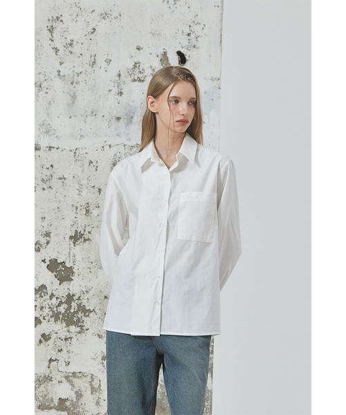 ANOETIC(アノエティック)の「ANC COTTON SHIRT_WHITE(シャツ/ブラウス・レディース・ホワイト・FREE)」の1枚目の写真