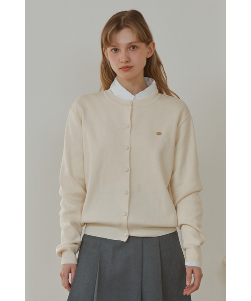 ANOETIC（アノエティック）の「ANC BASIC ROUND CARDIGAN_IVORY（カーディガン/ボレロ・レディース・アイボリー・FREE）」の3枚目の写真