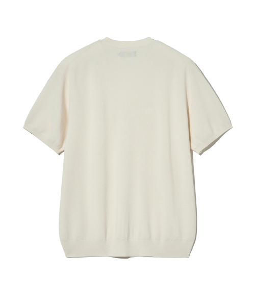 YALE(イェール)の「コンフォートクールラウンド半袖ニットアイボリー(Tシャツ/カットソー・レディース・その他・SMALL/MEDIUM/X-LARGE/LARGE)」の4枚目の写真