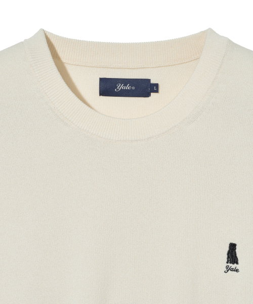YALE(イェール)の「コンフォートクールラウンド半袖ニットアイボリー(Tシャツ/カットソー・レディース・その他・SMALL/MEDIUM/X-LARGE/LARGE)」の5枚目の写真