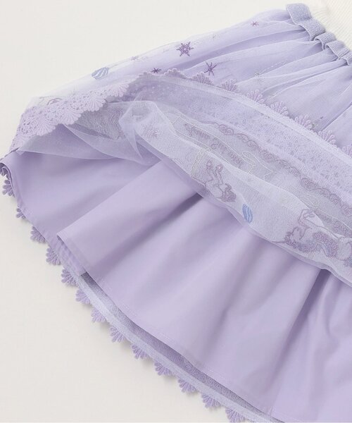 ANNA SUI Mini 薄紫 フリルオフショルダー ワンピース ANNA SUI Mini 薄紫 フリルオフショルダー ワンピース ANNA SUI Mini