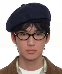 UNDERCONTROL（アンダーコントロール）の「コットンサイズ調整ベレー帽 BERET / WEB STRAP / ネイビー（ハンチング/ベレー帽）」