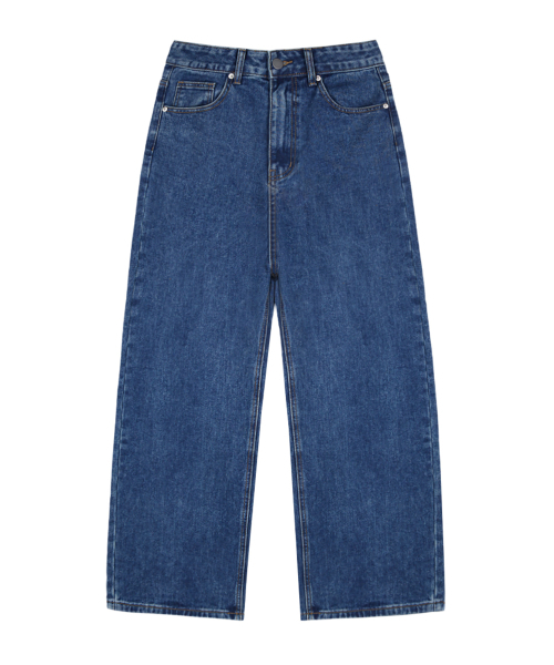 RANDOMOFF（ランダムオフ）の「BTB : THE BEGINNING JEANS [DEEP BLUE CORE]（デニムパンツ・レディース・ブルー・LARGE/X-SMALL/SMALL/MEDIUM）」の2枚目の写真