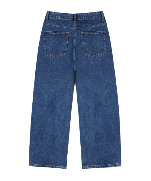RANDOMOFF（ランダムオフ）の「BTB : THE BEGINNING JEANS [DEEP BLUE CORE]（デニムパンツ・レディース・ブルー・LARGE/X-SMALL/SMALL/MEDIUM）」の3枚目の写真