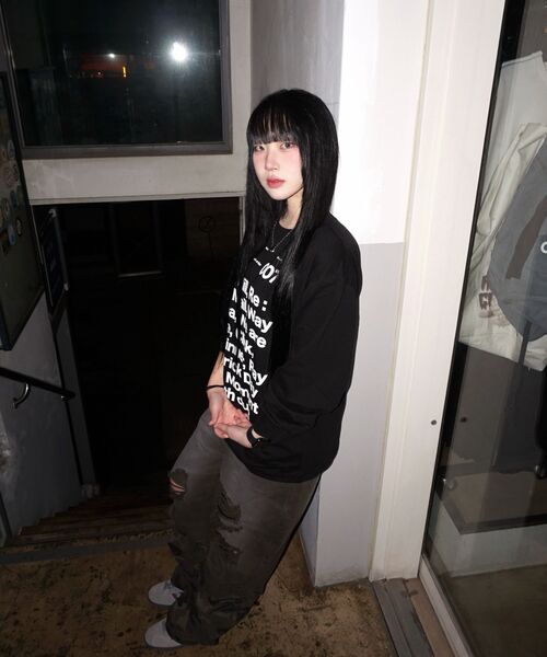 DURTの「OUR DAILY LONG SLEEVE TEE (BLACK)(Tシャツ/カットソー・レディース・その他・SMALL/MEDIUM/LARGE/X-LARGE)」の6枚目の写真