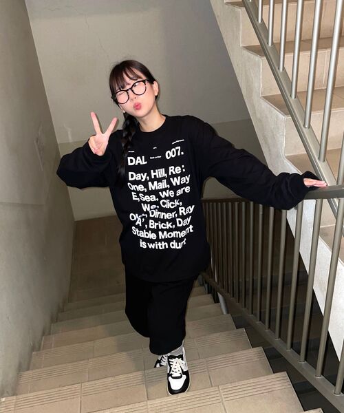 DURTの「OUR DAILY LONG SLEEVE TEE (BLACK)(Tシャツ/カットソー・レディース・その他・SMALL/MEDIUM/LARGE/X-LARGE)」の19枚目の写真