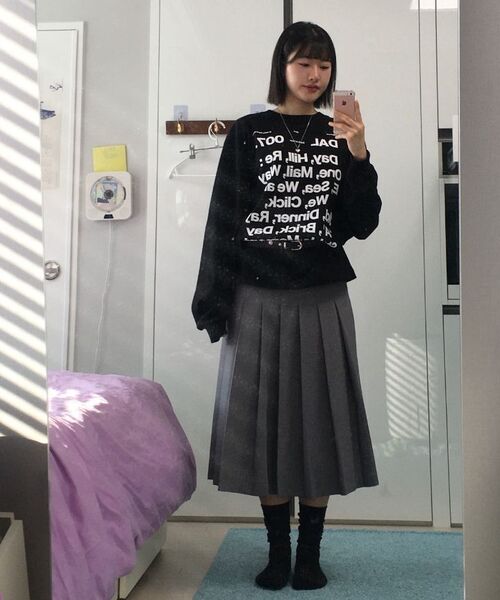 DURTの「OUR DAILY LONG SLEEVE TEE (BLACK)(Tシャツ/カットソー・レディース・その他・SMALL/MEDIUM/LARGE/X-LARGE)」の22枚目の写真